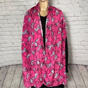 Pink Rectangle Scarf 17'' x 78''